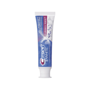 Crest 3D White Glamorous White Teeth Whitening Toothpaste Tube