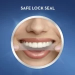 Crest Teeth Whitening Strips Safe Lock Seal Illustration