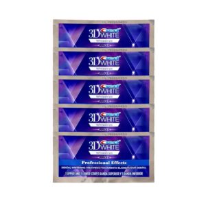 Crest Professional Effects 3D Luxe Teeth Whitening Strips 5 Pouches