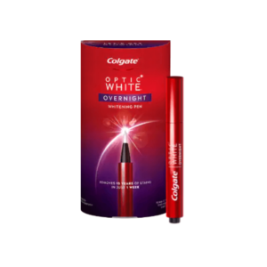 Colgate Optic White Overnight Teeth Whitening Pen Box