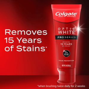 Colgate Optic White Pro Series Teeth Whitening Toothpaste Benefits 2