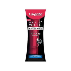 Colgate Optic White Pro Series Whitening Toothpaste Box