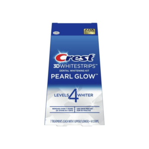 Crest 3D Pearl Glow Teeth Whitening Strips Box