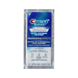 Crest 3D Professional Effects Teeth Whitening Strips Pouch USA