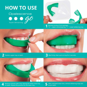 Opalescence Go 10% Teeth Whitening Trays Instructions